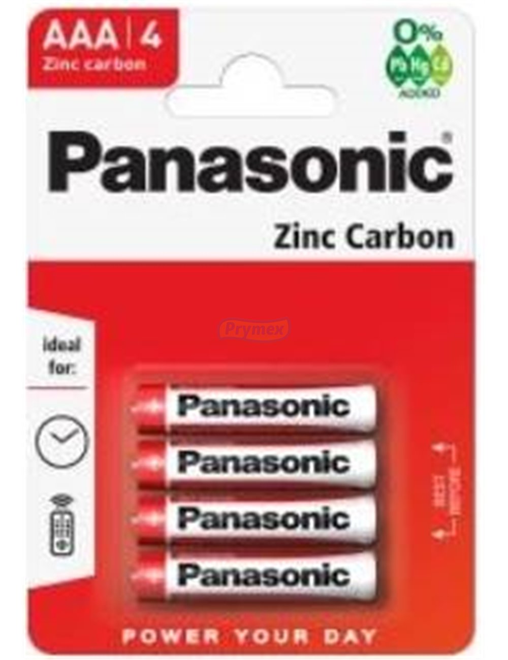Panasonic Baterie AAA 1.5V (R03) 4 szt