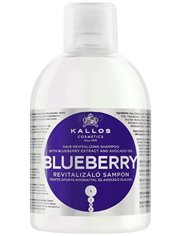 Kallos Szampon do Włosów Suchych i Zniszczonych po Zabiegach Chemicznych Blueberry 1 L