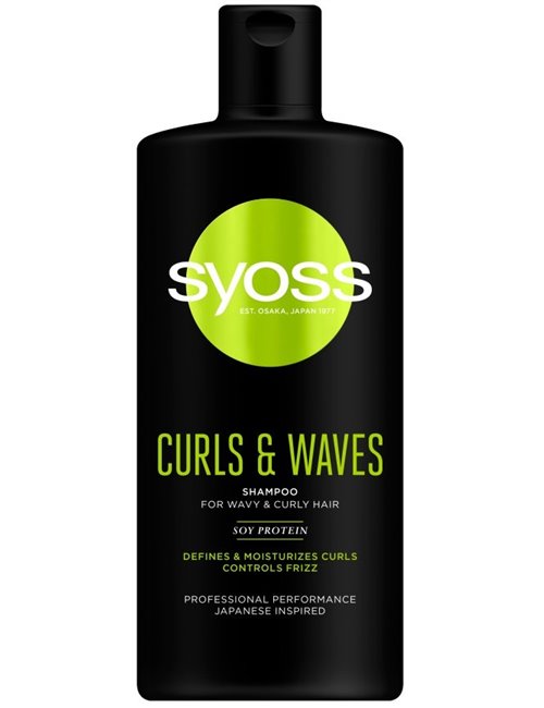Syoss Szampon do Włosów Kręconych i Falowanych Curls & Waves 440 ml