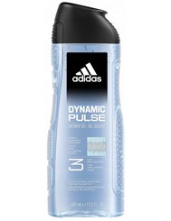 Adidas Dynamic Pulse Vivifying Męski Żel pod Prysznic do Ciała, Włosów i Twarzy 400 ml – z miętą pieprzową