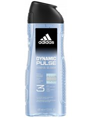 Adidas Dynamic Pulse Vivifying Męski Żel pod Prysznic do Ciała, Włosów i Twarzy 400 ml – z miętą pieprzową