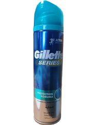 Gillette Series 3x Ochrona Żel do Golenia z Olejkiem Migdałowym 200 ml