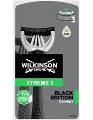 Wilkinson Maszynki do Golenia Jednorazowe (3 ostrza) Xtreme3 Black Edition 3+1 szt