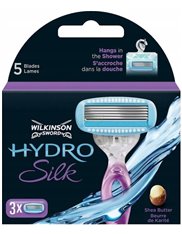 Wilkinson Wkłady do Maszynki do Golenia (5 ostrzy) Hydro Silk 3 szt