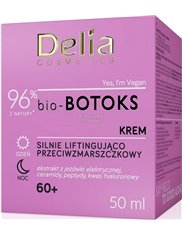 Delia Krem do Twarzy dla Kobiet 60+ Silnie Liftingujący Przeciwzmarszczkowy Bio-Botoks 50ml