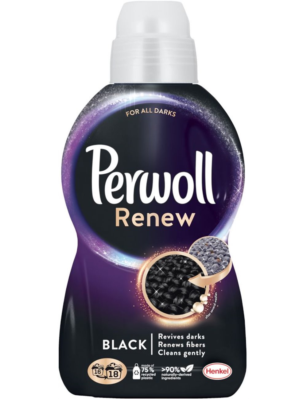 Perwoll Płyn do Prania Tkanin Czarnych i Ciemnych Renew & Repair 990 ml (18 prań)
