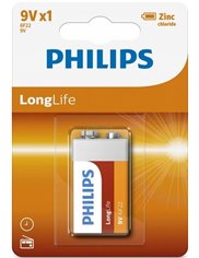Philips Bateria LongLife 6F22 (9V) 1 szt