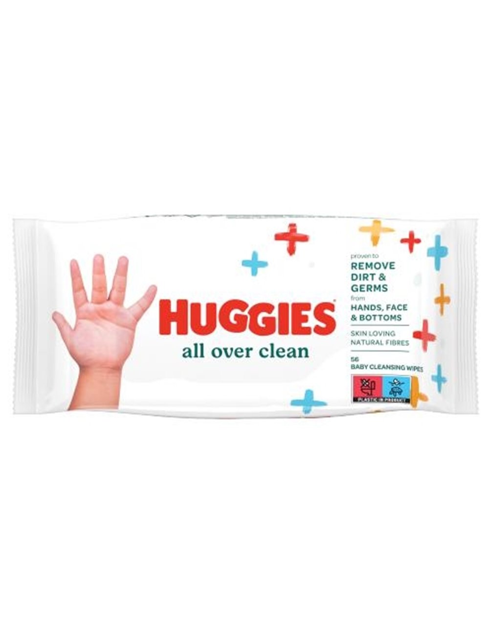 Huggies Chusteczki Nawilżane dla Dzieci All Over Clean 56 szt