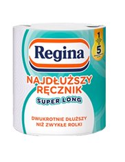 Regina Ręcznik Papierowy Super Long 2-warstwowy Celuloza (1 rolka 220 listków)