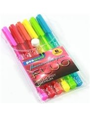 Długopisy Żelowe Fluo Premium Penword (6 kolorów)