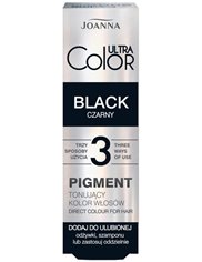 Joanna Ultra Color Pigment Tonujący Kolor Włosów Czarny 100 g
