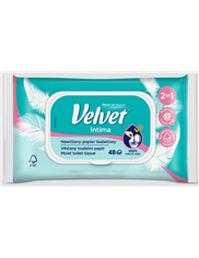 Velvet Nawilżany Papier Toaletowy Intima 48 szt