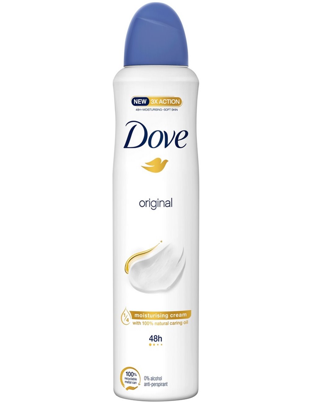 Dove Antyperspirant dla Kobiet w Sprayu Orginal 250 ml