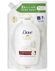 Dove Caring Hand Wash Fine Silk Nawilżenie i Ochrona Dłoni Pielęgnujące Mydło w Płynie Zapas 500 ml