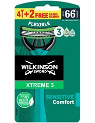 Wilkinson Maszynki do Golenia Jednorazowe Łagodne Xtreme3 4+2 szt 