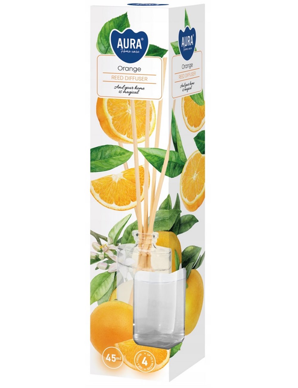 Aura Dyfuzor Patyczki o Zapachu Pomarańczy 45 ml