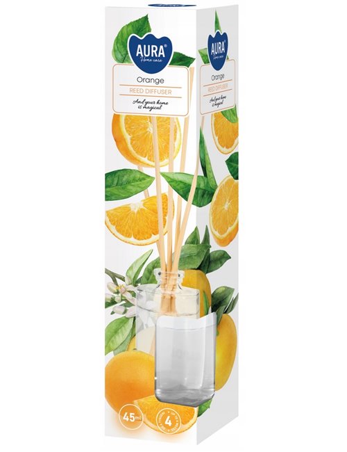 Aura Dyfuzor Patyczki o Zapachu Pomarańczy 45 ml
