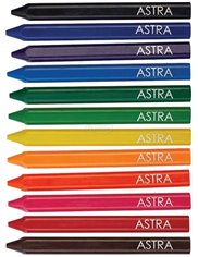 Kredki Świecowe Trójkątne Astra (12 kolorów)