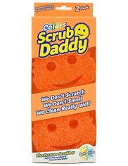 Scrub Daddy Gąbki do Czyszczenia Wielofunkcyjne Pomarańczowe 2 szt