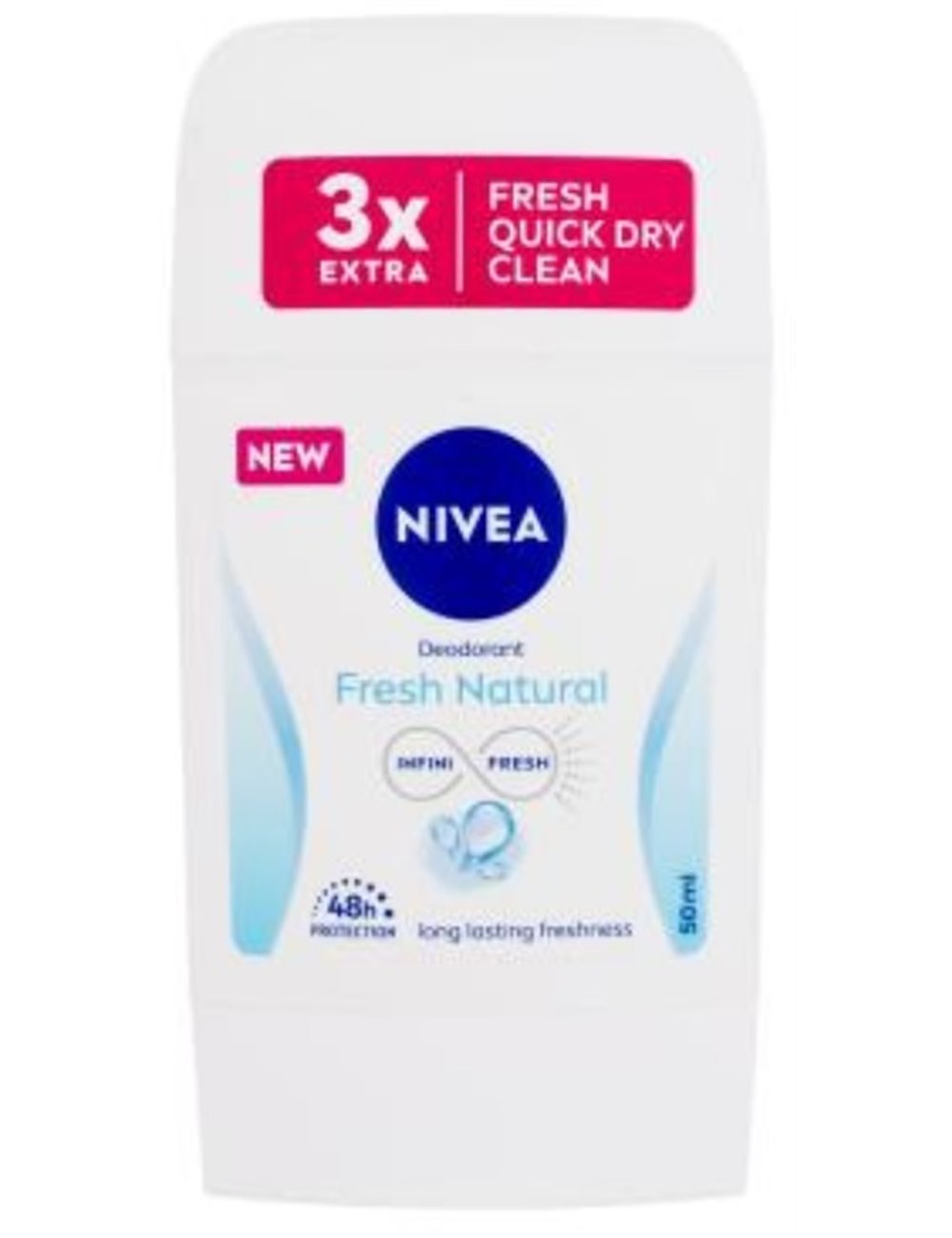 Nivea Dezodorant w Sztyfcie dla Kobiet Fresh Natural 50 ml