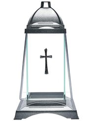 Znicz Lampion (30 cm) Glass Trapez 1 szt