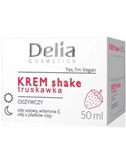 Delia Krem do Twarzy Odżywczy Shake Truskawka 50 ml