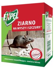 Expel Ziarno na Myszy i Szczury w Saszetkach 140 g