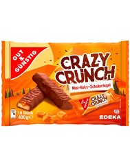 Gut & Günstig Batony Karmelowe Mini Crazy Crunch (18 szt) 400 g (DE)