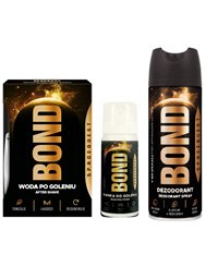 Bond Zestaw dla Mężczyzn Spacequest – pianka do golenia 50ml + deo spray 150ml + woda po goleniu 100ml