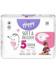Bella Happy pieluszki jednorazowe dla Dzieci Junior 11-18 kg (rozmiar 5) 38 szt