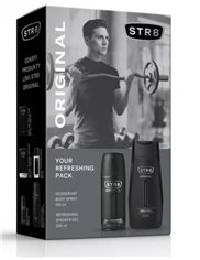 STR8 Zestaw dla Mężczyzn Original – Dezodorant Spray 150 ml + Żel pod Prysznic 250 ml
