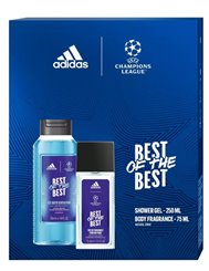 Adidas Zestaw dla Mężczyzn Champions - Body Fragrance 75 ml + żel pod prysznic 250 ml