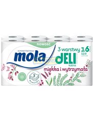 Mola Papier Toaletowy 3-warstwowy DELIkatna (16 rolek)