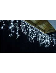 Lampki LED Kurtyna Świąteczna 200 Zimny Biały 8 m