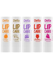 Delia Pomadka do Ust Pielęgnująco - Ochronna Lip Care Owocowe Zapachy 4,9 g