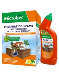 Microbec Ultra Cytryna Preparat do Szamb Przydomowych i Oczyszczalni Ścieków + WC Bio Żel
