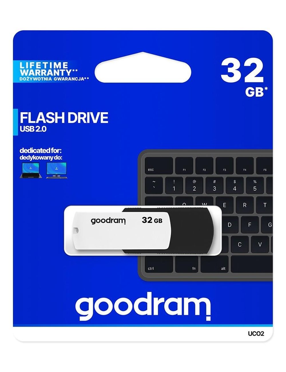 GoodRam Flash Drive Pamięć USB 2.0 UCO2 32 GB 1 szt