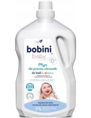 Bobini Baby Płyn do Prania Ubranek Dziecięcych do Bieli i Kolorów Hipoalergiczny (35 prań) 2,5 L 