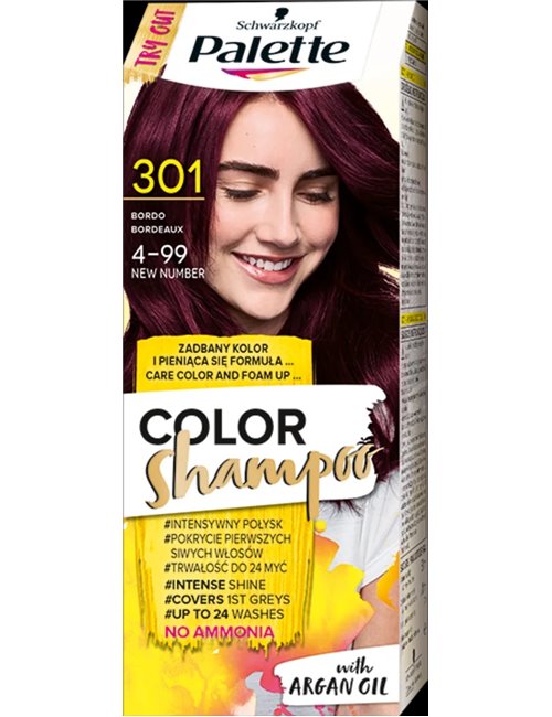 Palette 301 bordo - szampon koloryzujący