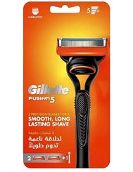 Gillette Maszynka do Golenia dla Mężczyzn (5 ostrzy) Fusion 5 + wkłady 