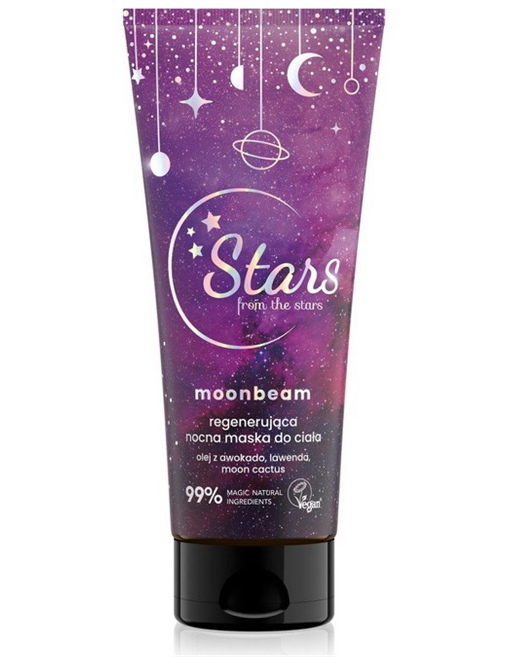 Stars Maska do Ciała Nocna Regenerująca Moonbeam 200 ml