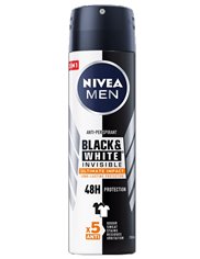 Nivea Men Antypespirant Spray Black & White Invisible 150 ml