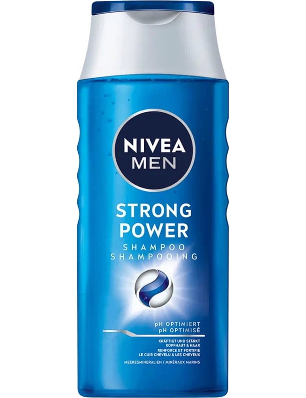 Nivea Men Strong Power 250ml – szampon wzmacniający do włosów normalnych, z minerałami morskimi