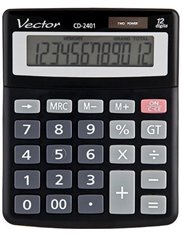 Kalkulator Biurowy 12-Cyfrowy (CD-2401) Vector 1 szt