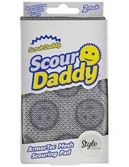 Scrub Daddy Gąbka do Czyszczenia Uniwersalna Scour Daddy Szara 2 szt