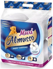 Almusso Papier Toaletowy 3-warstwowy Maxi (4 rolki)