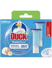 Duck Fresh Discs Marine 72 ml Zapas Krążka Żelowego do WC (2 x 36 ml)