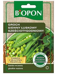 Nasiona Groch Siewny Łuskowy Sześciotygodniowy Biopon 40 g