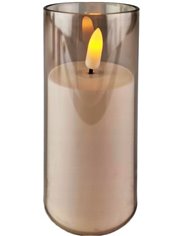 Świeca LED Dekoracyjna z Bateriami (12,5 cm) Ciepła Biała Cortina 1 szt