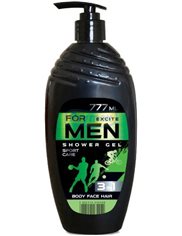 Excite Men Żel pod Prysznic dla Mężczyzn 3-w-1 Sport Care 777 ml